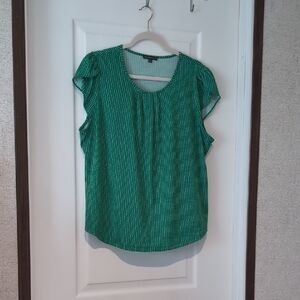 Adrianna Papell Knit Blouse, XL